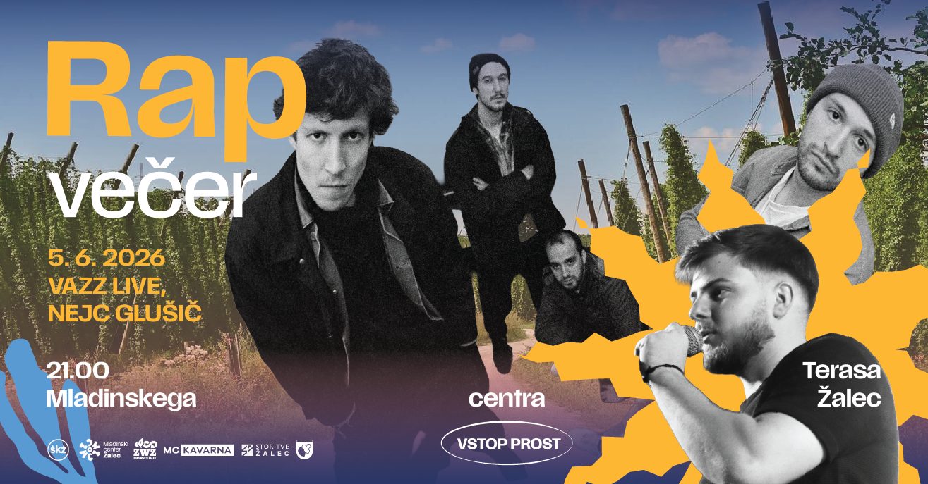KONCERT: VAZZ LIVE IN NEJC GLUŠIČ